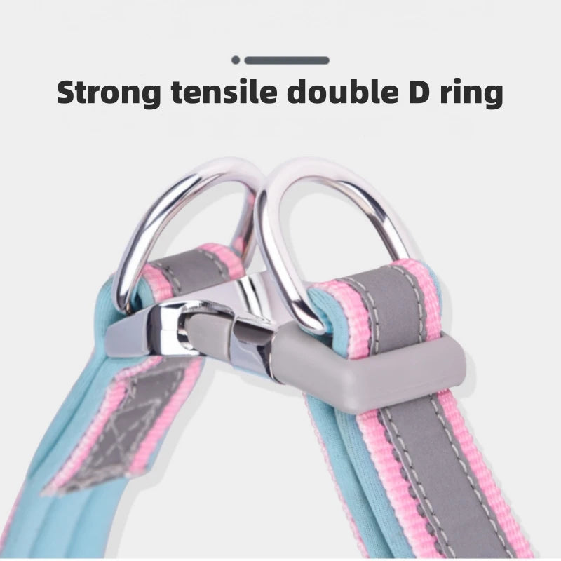 Custom Reflective Dog Collar with ID Engraving
