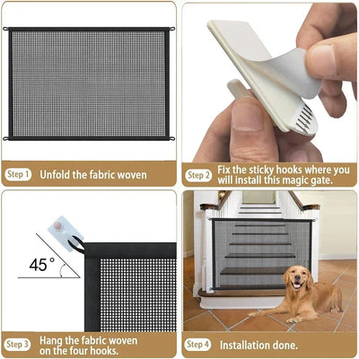 Foldable Mesh Dog Safety Fence
